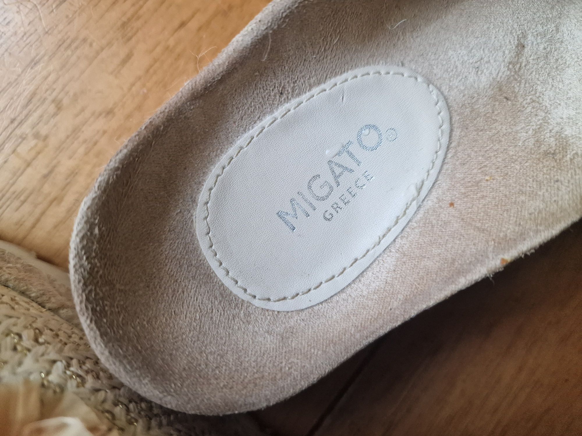 Гръцки дамски чехли Migato - 39 номер