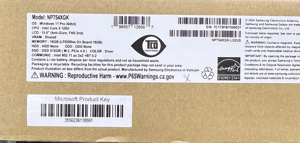 Samsung Galaxy Book 4 USA new