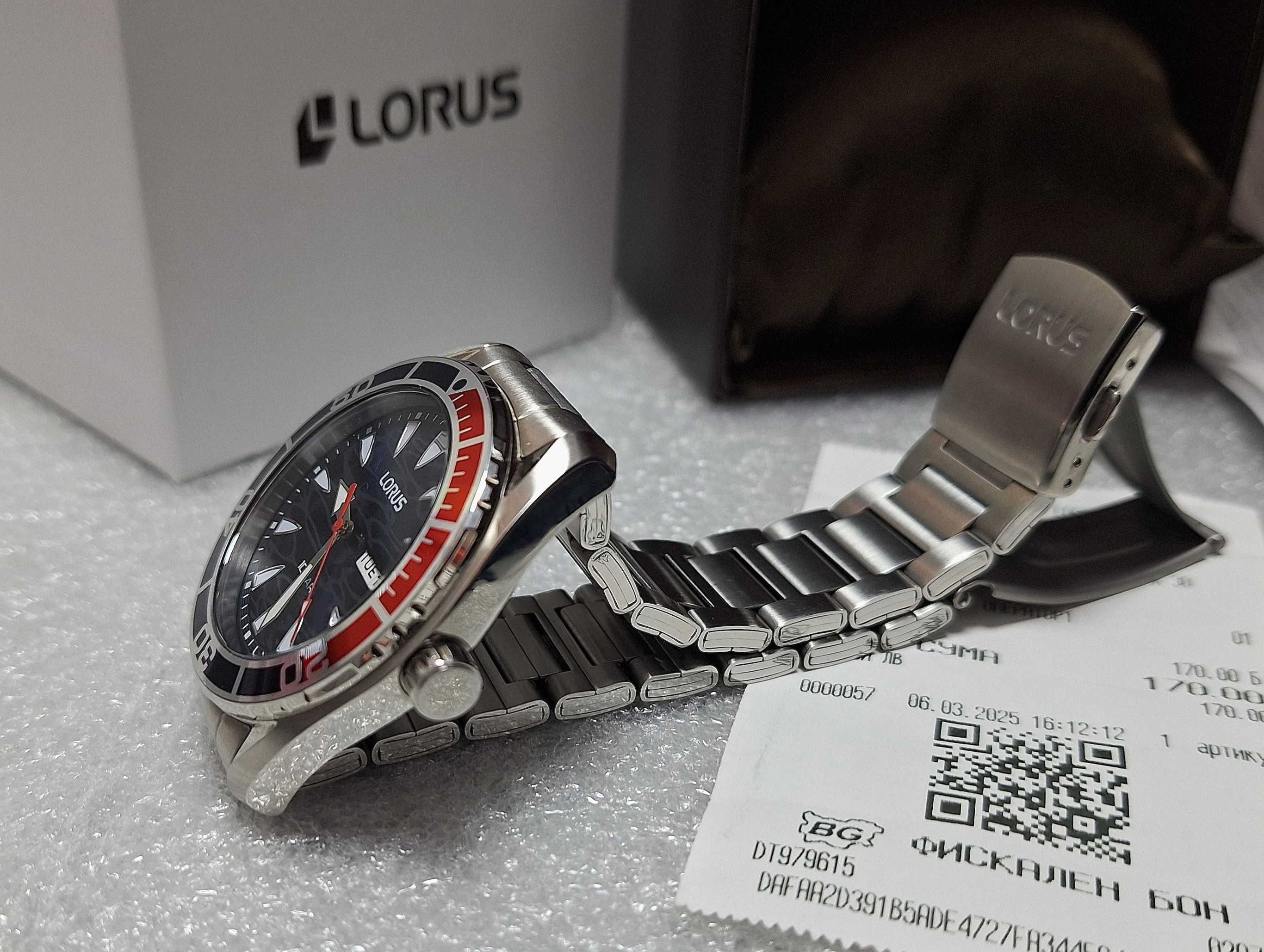 НОВ! с Гаранция! Мъжки Часовник Lorus RH383AX9 Seiko Watch Corporation