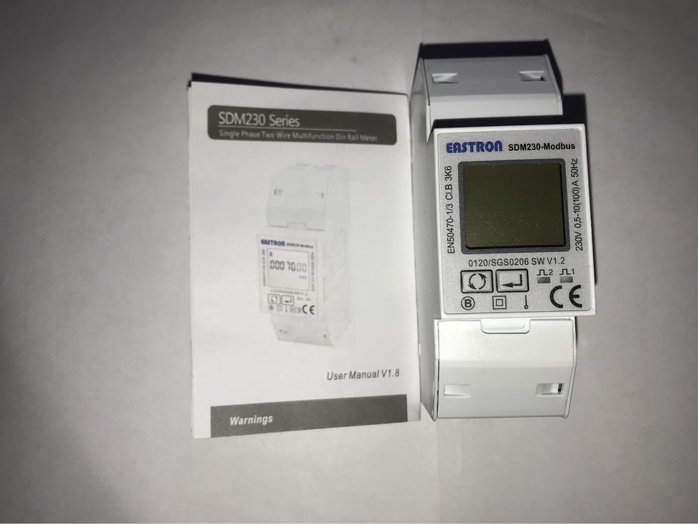 Smart meter monofazat Eastron SDM -230 Modbus- Growatt