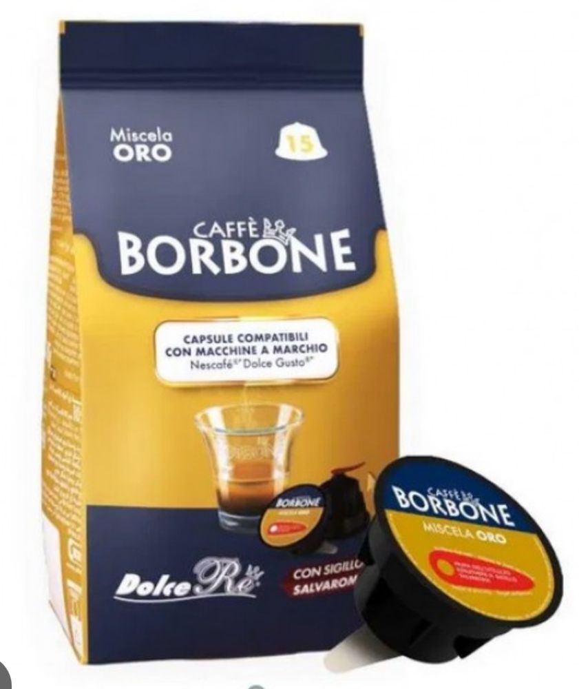 Капсули Dolce Gusto  Долче Густо   90бр.  BORBONE 15бр
