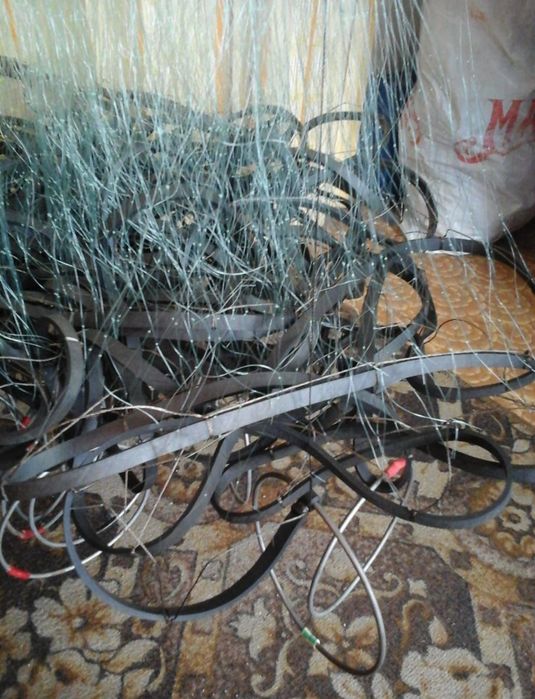 Насадка рыболовных снастей