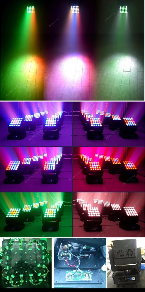 LED Matrix 25x12W Beam 7R Moving Head Beam Spot Wash RGBW