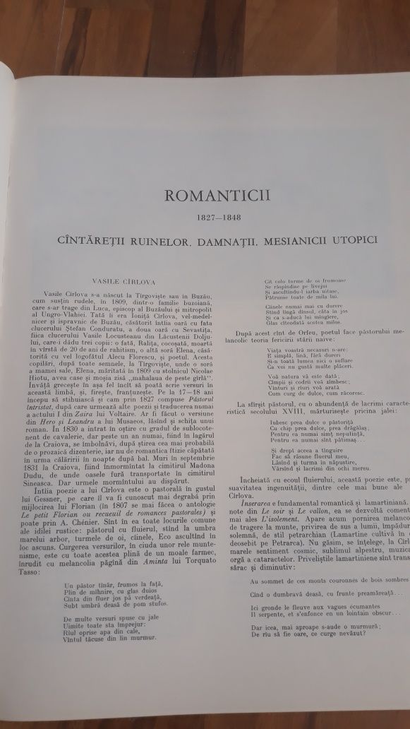 Vând istoria literaturii române