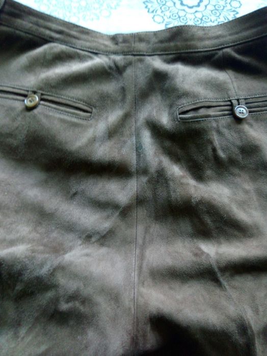 Trussardi - велурен, кафяв панталон