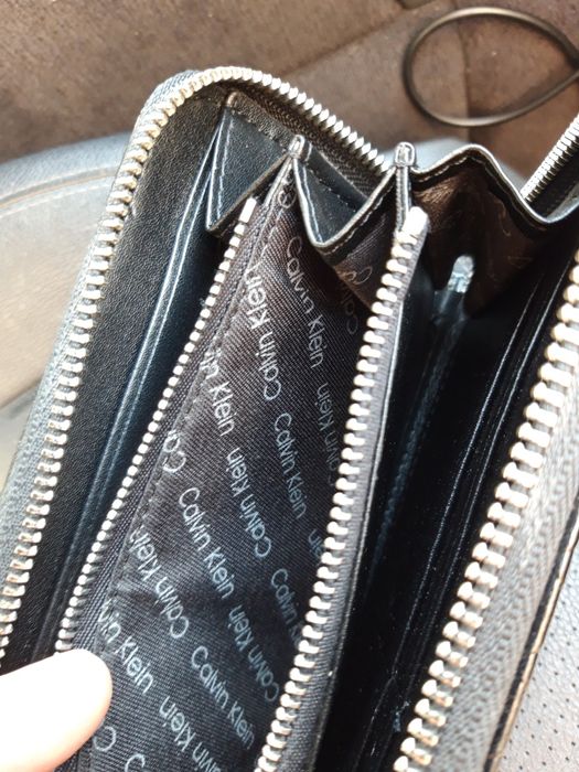Portofel portmoneu Damă Calvin Klein Original  piele impecabil ca nou