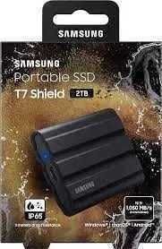 Внешний SSD Samsung T7 Shield 2TB черный