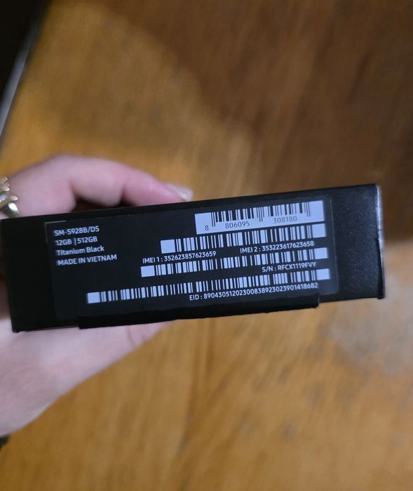 Samsung S24 Ultra-12 Gb, 512,Titanium Black