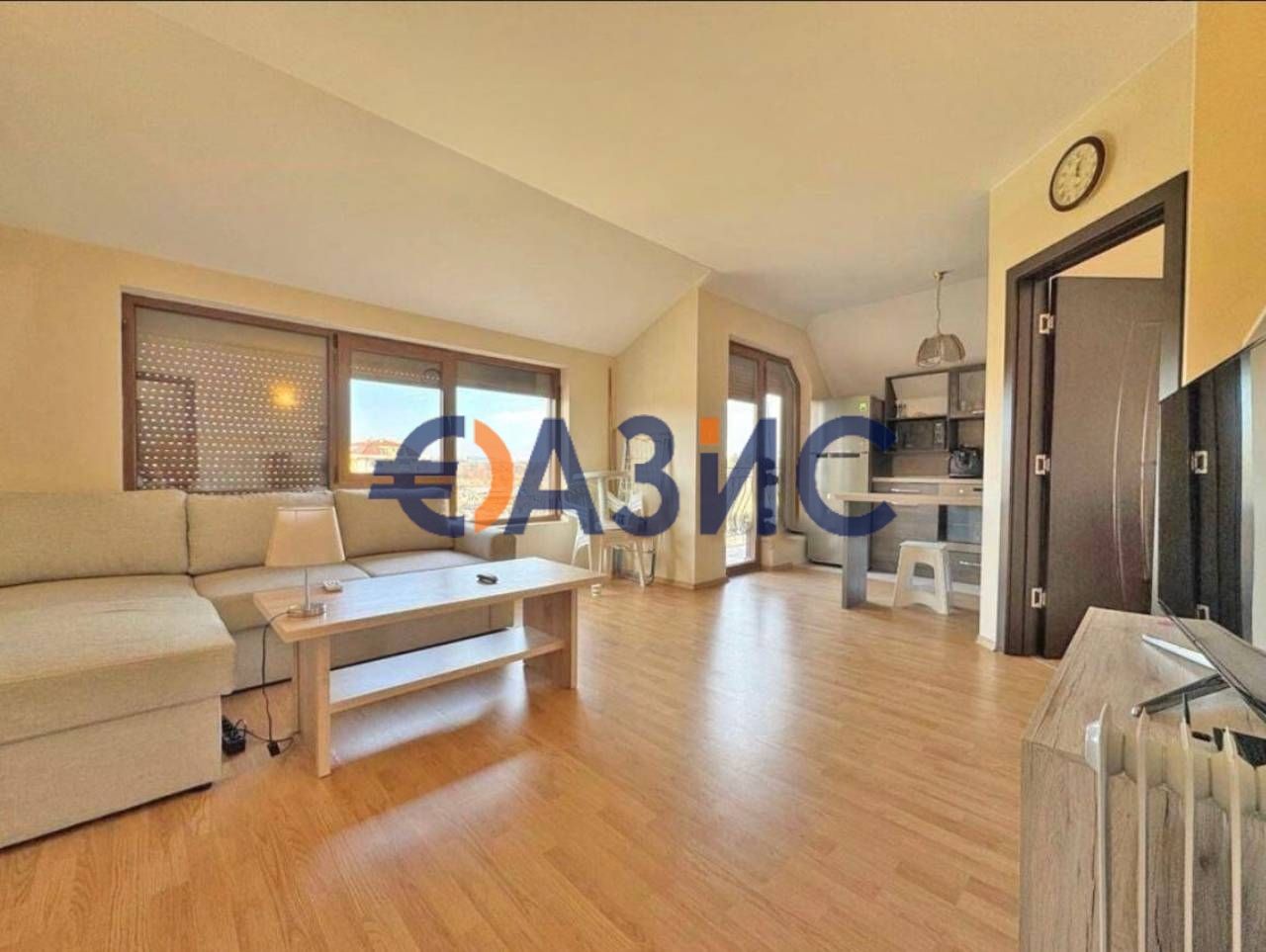 Двустаен апартамент в комплекс Елитония Гардънс 2, 59 кв.м., Равда,