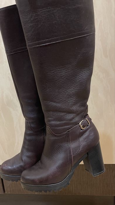 Сапоги женские натуральная кожа