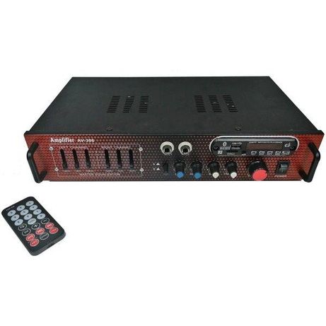 Amplificator digital tip statie AV-306, 2x50 W cu Bluetooth si