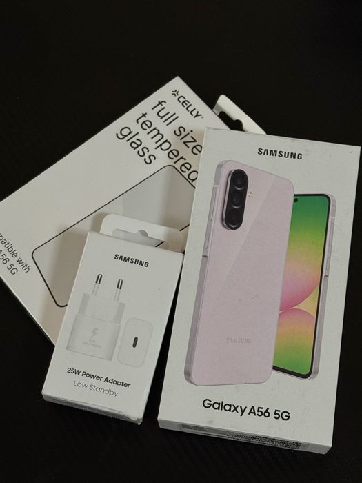 Samsung A56 256GB Pink *ЧИСТО НОВ*