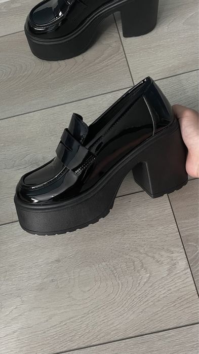 Лоферы с платформой