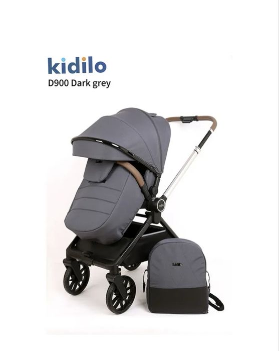 Коляска перекидной ручкой kidilo D900