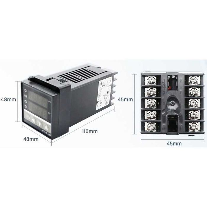 Controler de temp dig,400⁰C, 220V,iesire releu Solid State(SSR)-REX