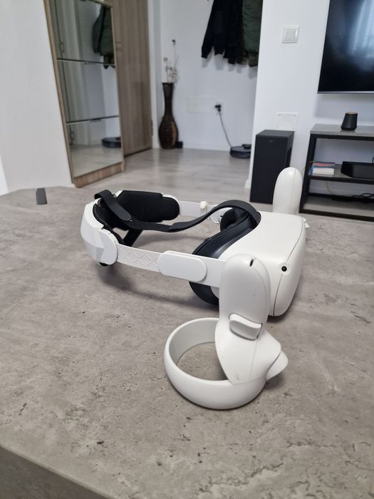 Ochelari VR Meta Quest 2, Headstrap si link cable