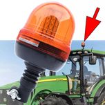 LED ЛЕД Аварийна Сигнална Лампа Авариен Буркан Маяк 12V 24V 80 Диода