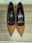 Pantofi piele intoarsa Ginger Rose Vera Pelle Italia