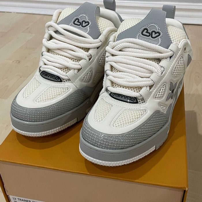 Adidasi Louis Vuitton Skate Grey Edition Low Trainer