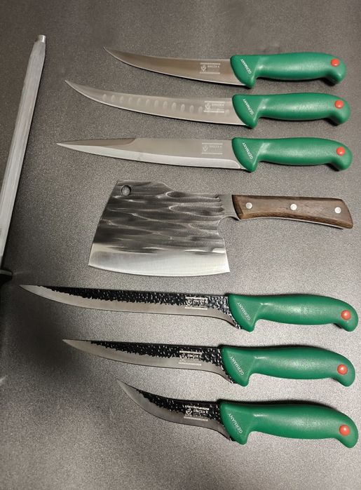 SET Cutite Macelarie 8 piese Germany Green