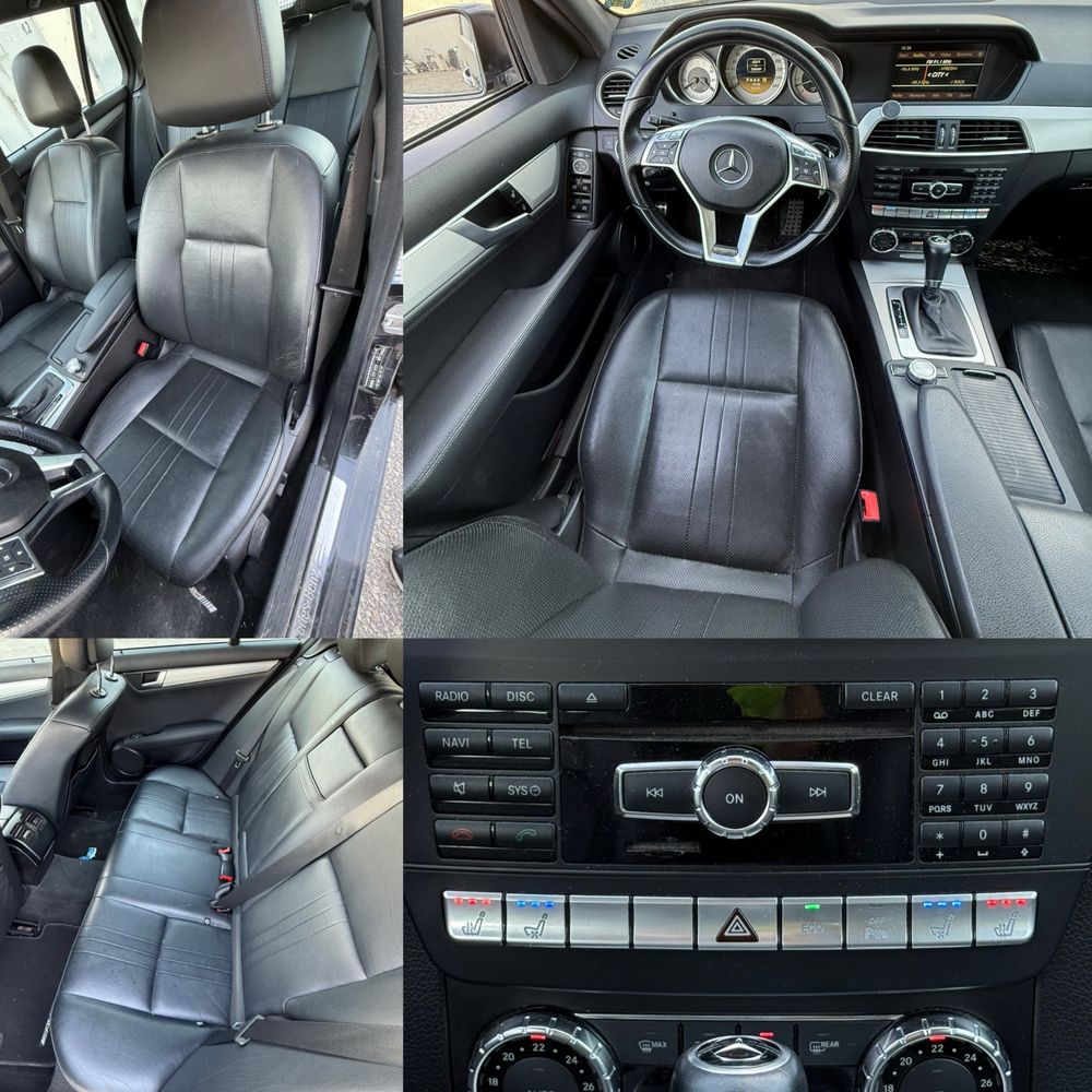 W204 Facelift Mercedes C комби кожен салон Обдухване и подгряване