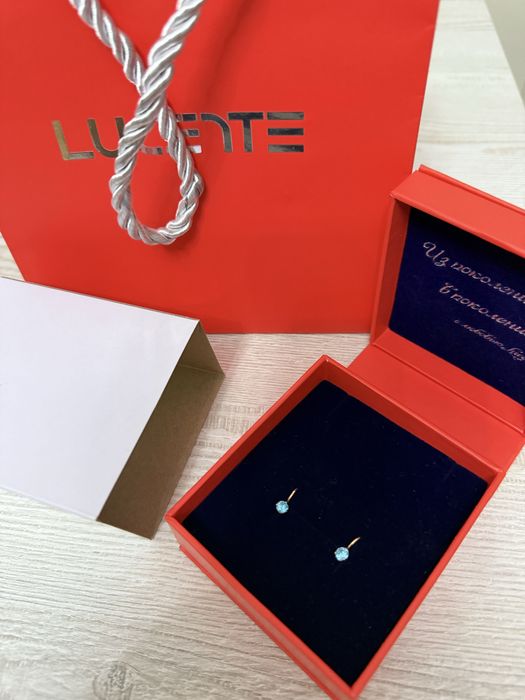 Серьги золотые детские