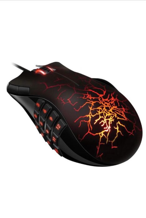 Mouse gaming razer naga molten edition
