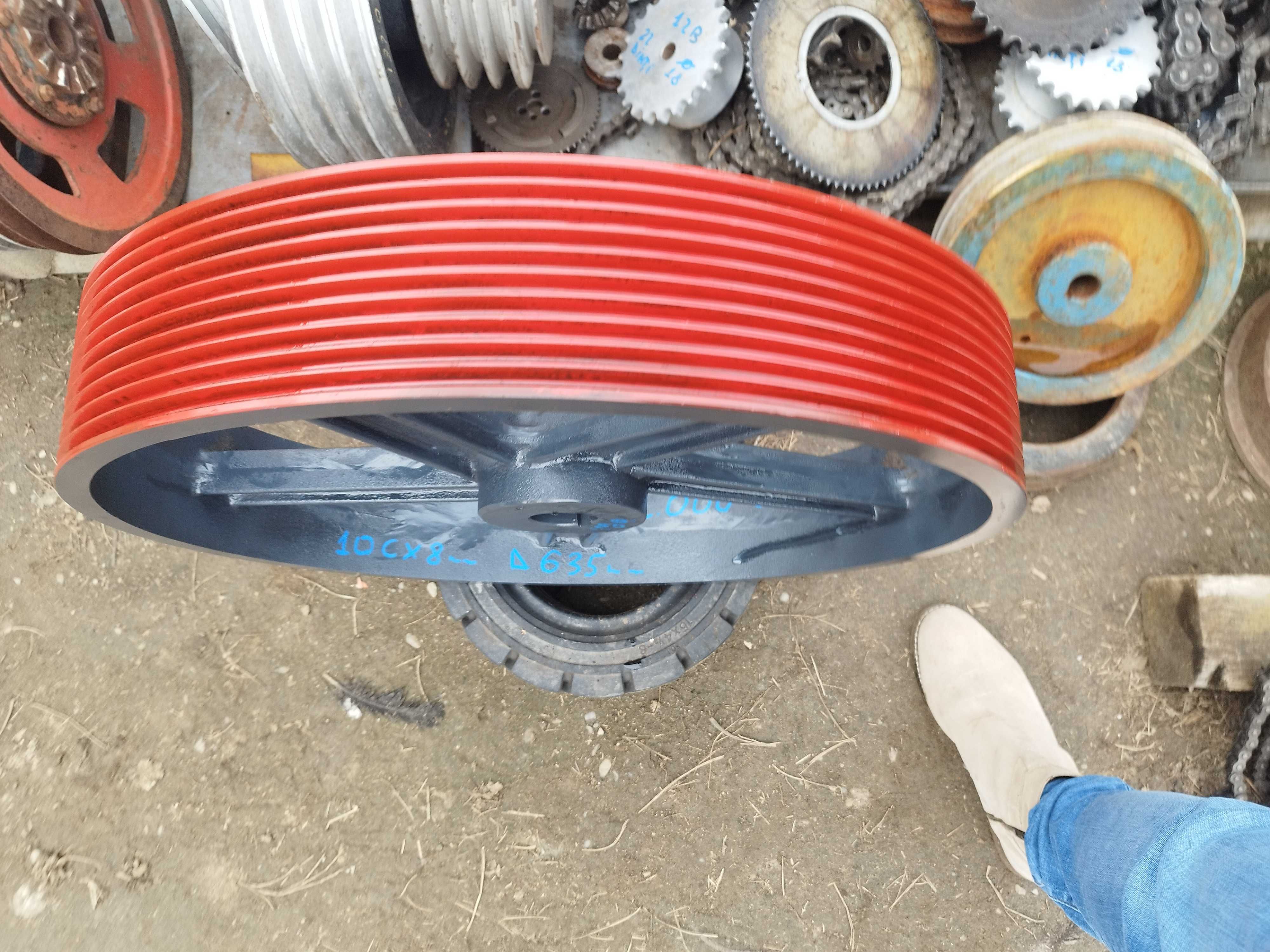 Fulie mare volanta generator curent eoliana