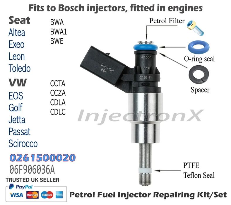 Бензинови дюзи за VW Audi 2.0L I4 Turbo 20
