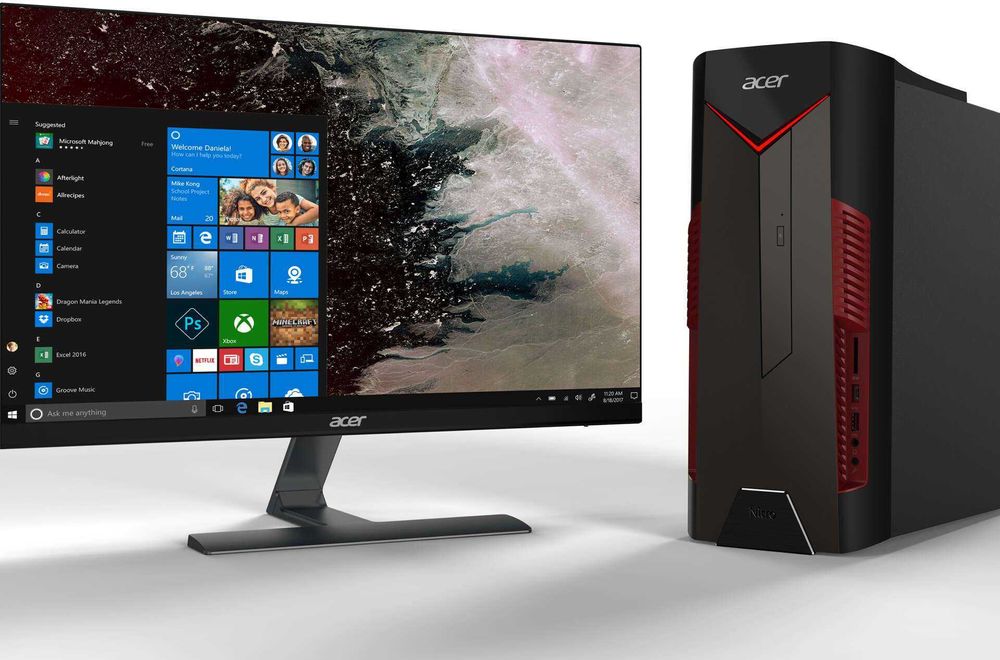 Игровой ПК Acer Nitro N50-600 | i3-8100 | 24 ГБ | GTX 1050 | SSD