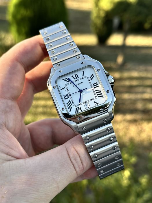 ceas cartier santos stainless steel  40,mm