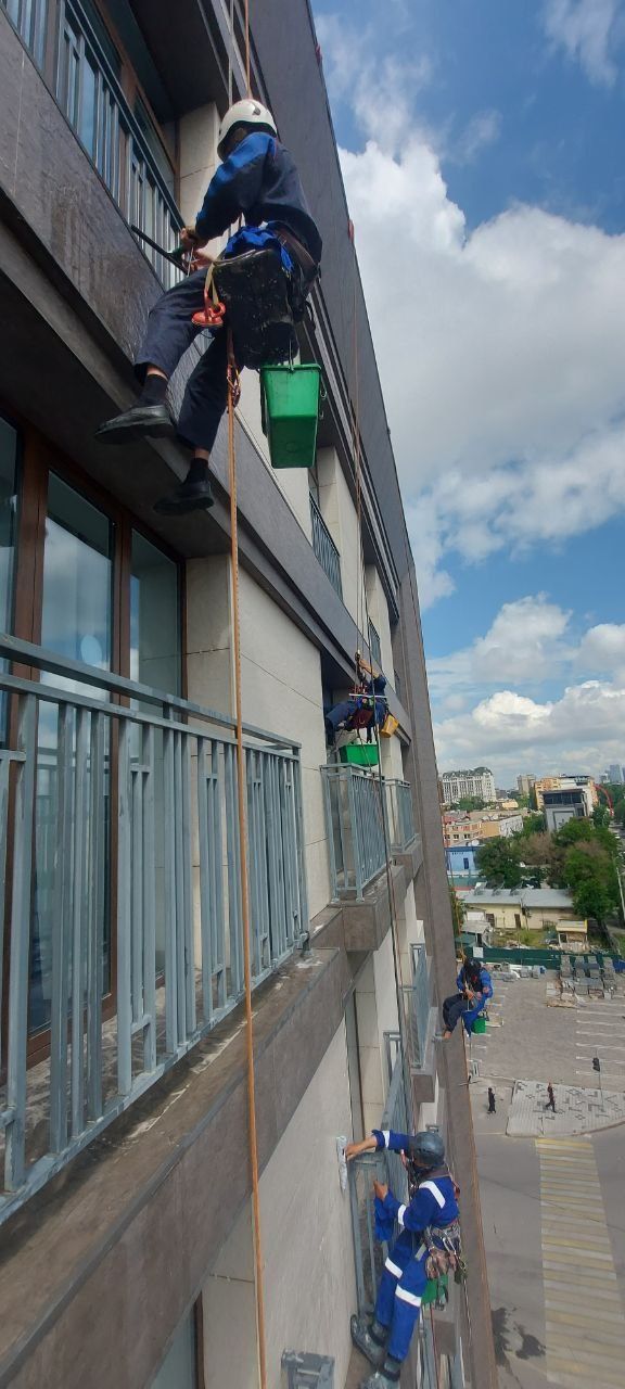 Ойна йувиш, фасад, мойка окон, уборка после ремонт, чистка брусчатки