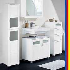 Нов шкаф за баня за под мивка Бял 69 x 59 x 35 cm