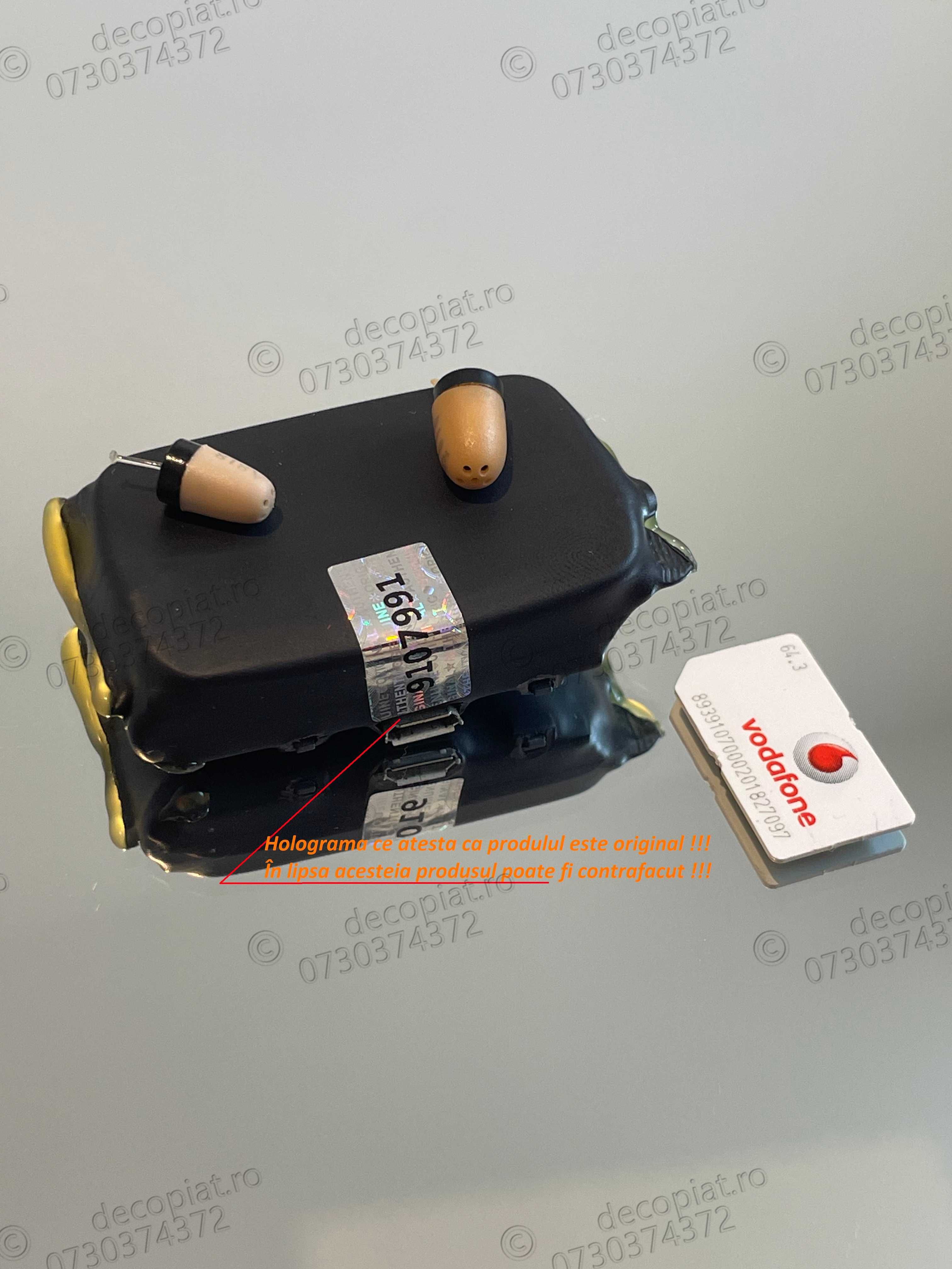 Cutiuta nano-GSM cu casca - NU se aude in exterior! casti de copiat