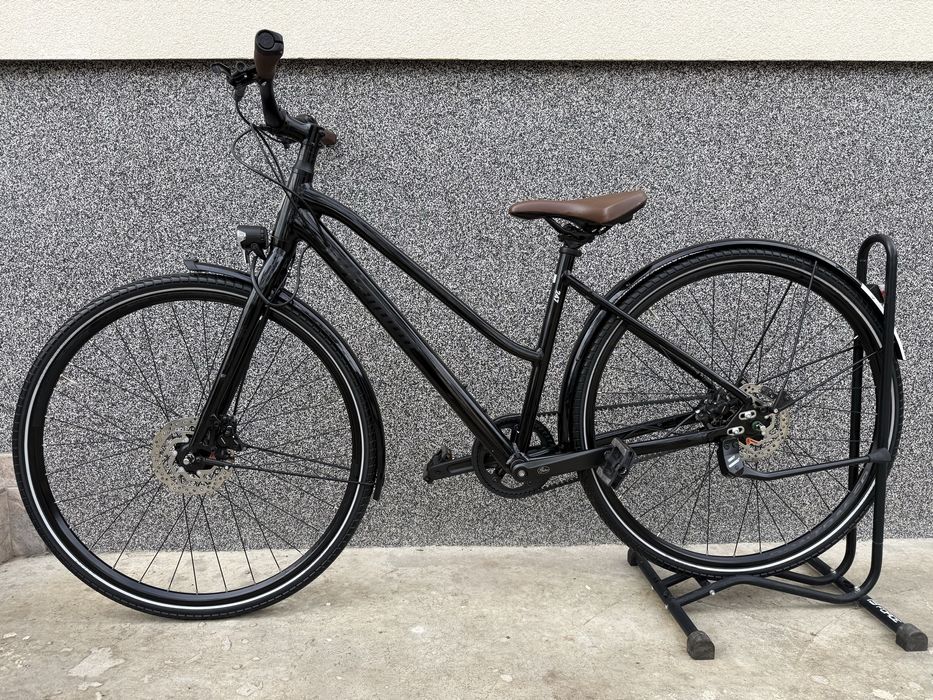 Алуминиев градски велосипед Diamant 28” с ремък и 8 вътр. скорости