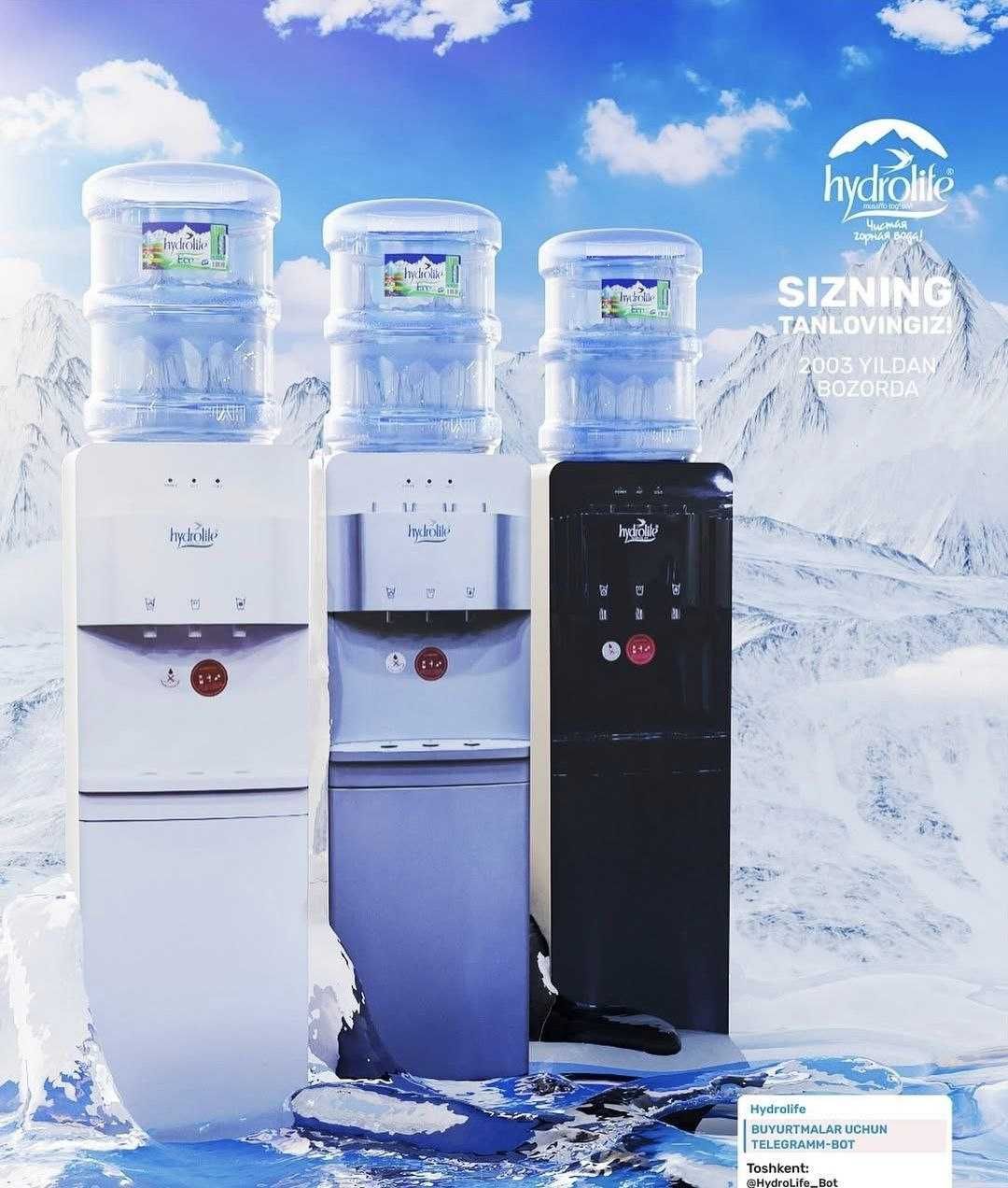 Hydrolife 18.9L ichimlik suvi
