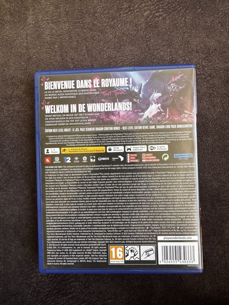 Tiny tina’s wonderlands PS5