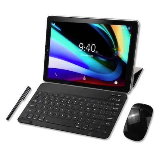 Таблет YOTOPT G12, четириядрен, 10 ", 4GB RAM, 64GB, 4G, Wifi, черен