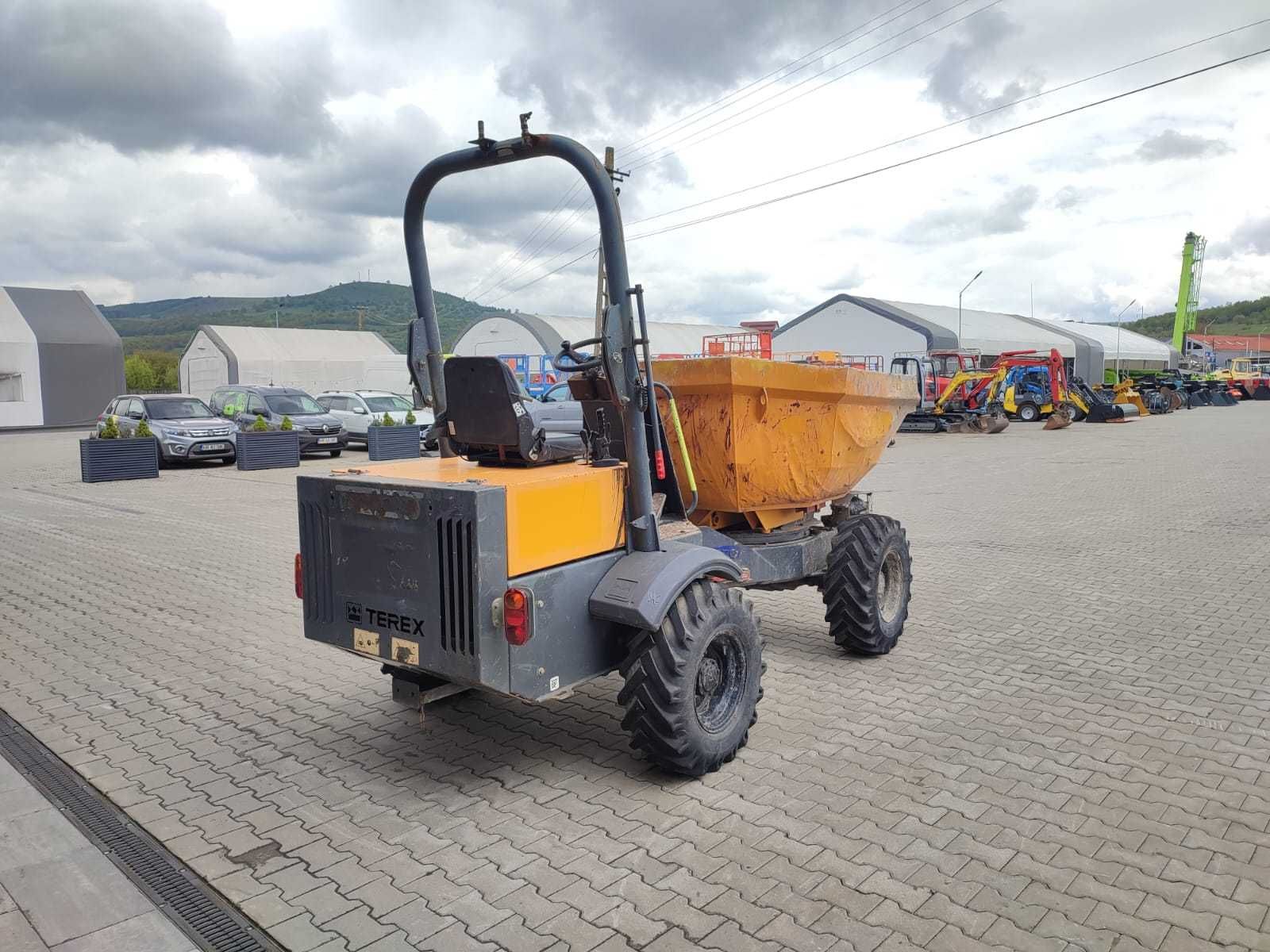 Dumper 3 tone Terex TA3S cu bena rotativa