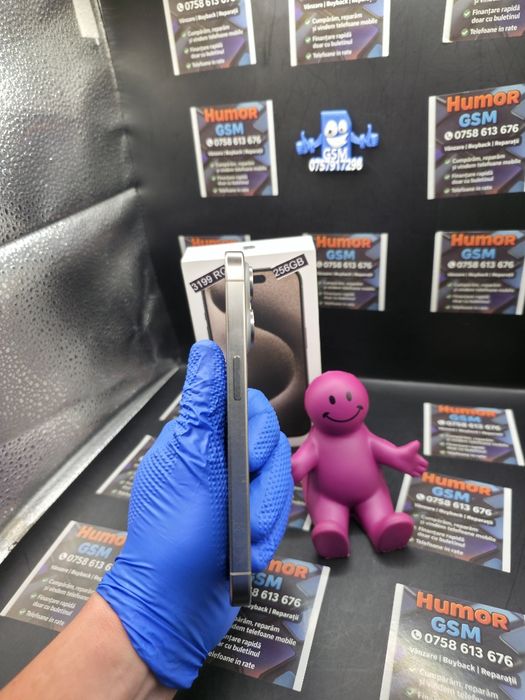 iPhone 15 Pro / Desert / 256GB / 89% / Garantie / Posibilitate rate