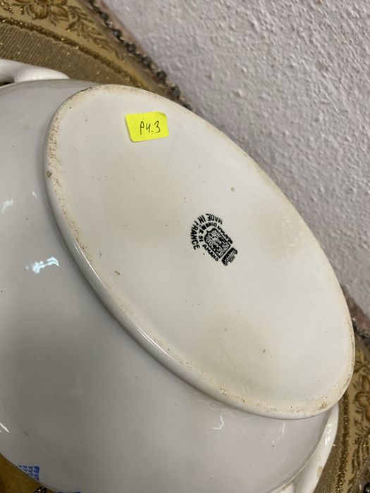 Стар френски супник от порцелан
