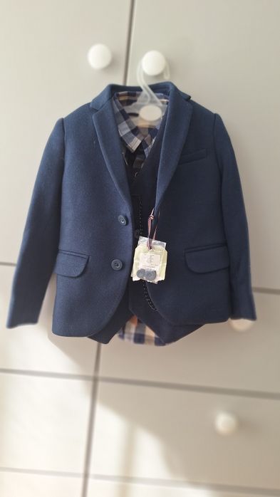 Set sacou camasa vesta copii marimea 86