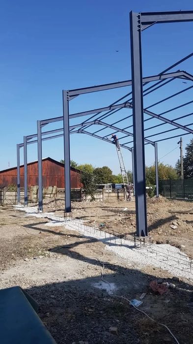 Vând și execut hale metalice de  bună calitate direct producător.