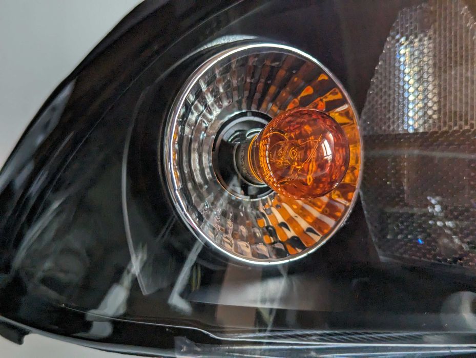 Фарове БМВ Е46 ЛЕД Черни Тунинг Angle eyes LED BMW E46 Седан 98-01'