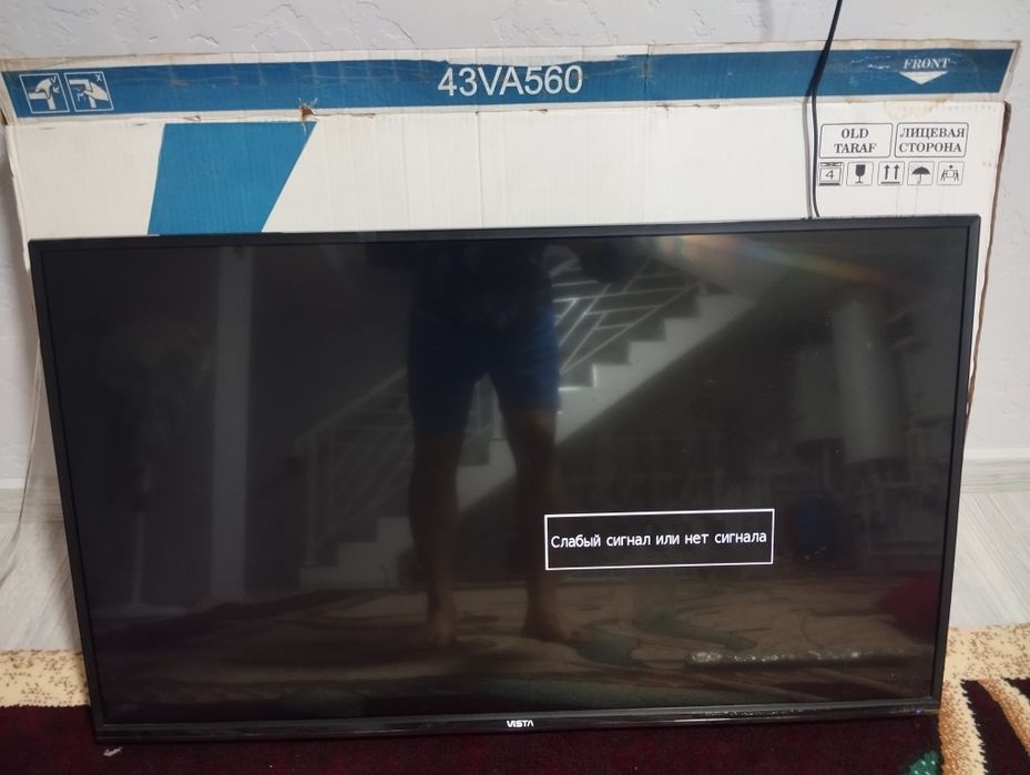 Продается телевизор марки VISTA диаганал 43 в хорошем состоянии