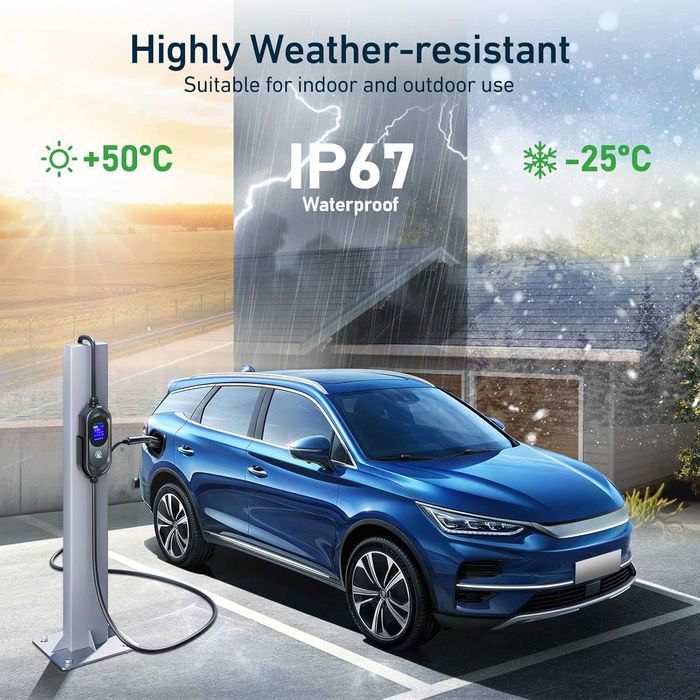 Зарядно за електрическа кола Hybrid с Wi-Fi EV Тype 2
