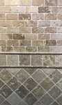 Travertin/piatra naturala interior/exterior/Travertin Gea 10x10x1 cm