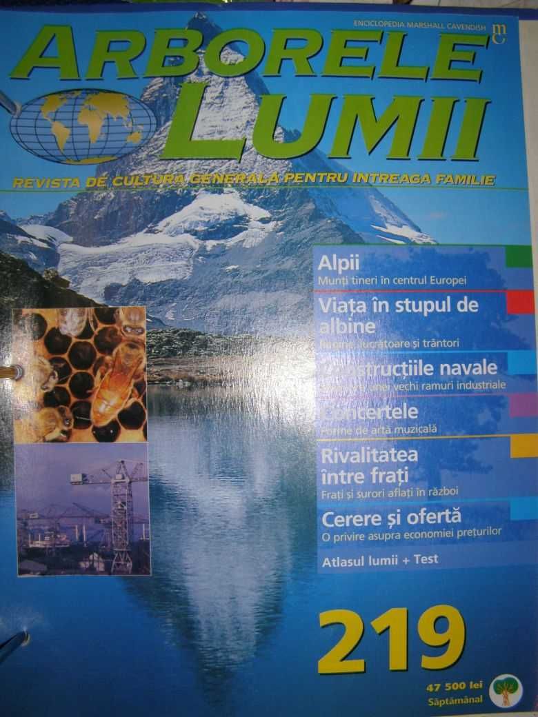 Revista Arborele Lumii, un biblioraft cu mai multe numere sau schimb