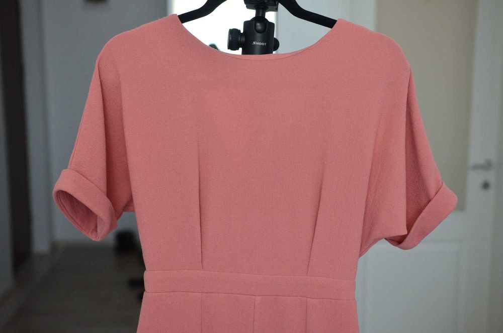 Rochie conica midi Asos, roz, S
