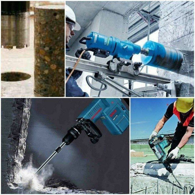 Almazniy bur perforator beton buzish almazniy rezkada kesish(Demantaj)